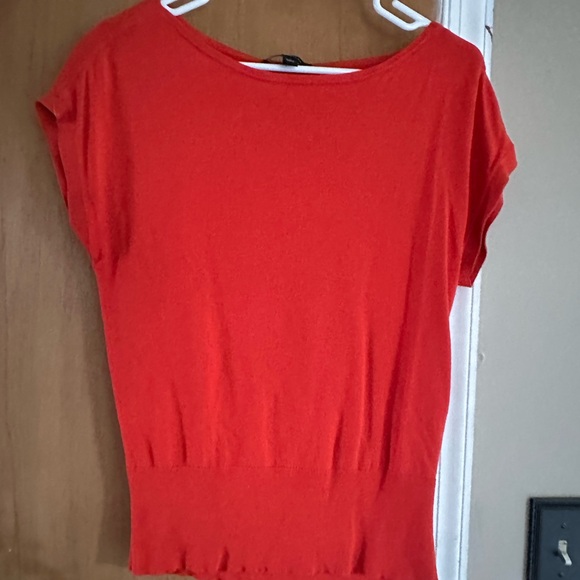 EUC Ann Taylor orange top - Picture 1 of 5